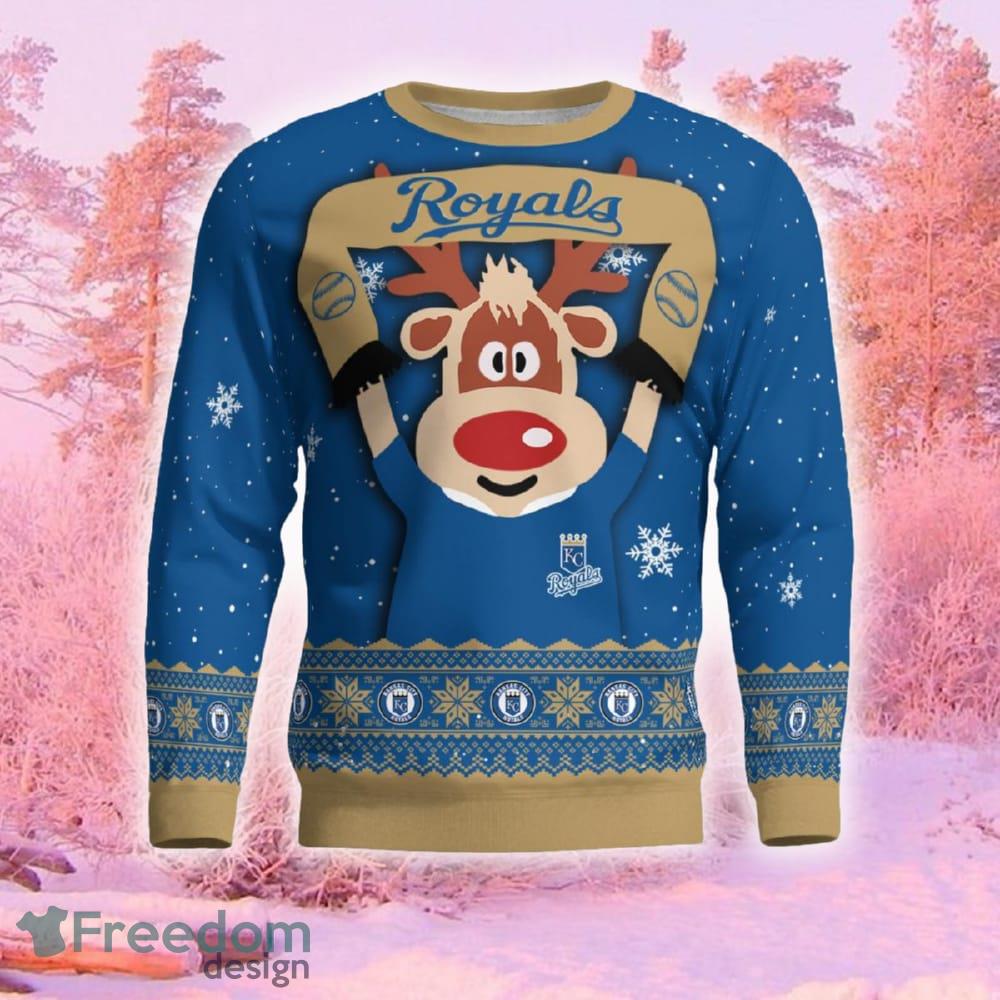 Kansas City Royals Grateful Dead Ugly Christmas Fleece Sweater