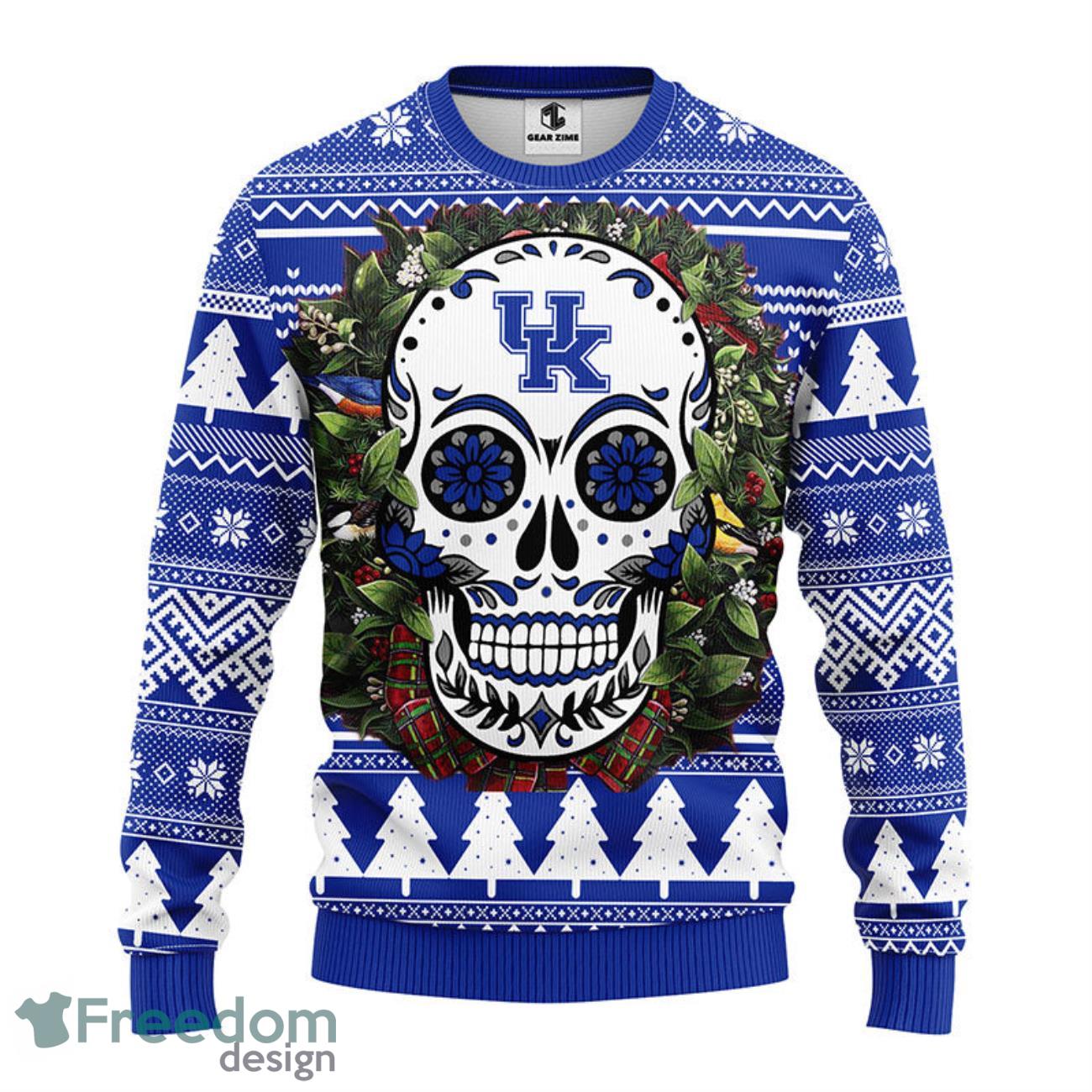 Los Angeles Dodgers Skull Flower Ugly Christmas Ugly Sweater