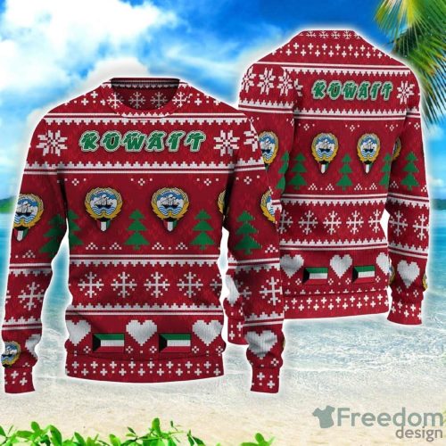 Kuwait Christmas All Over Printed 3D Sweater Christmas Gift Product Photo 1