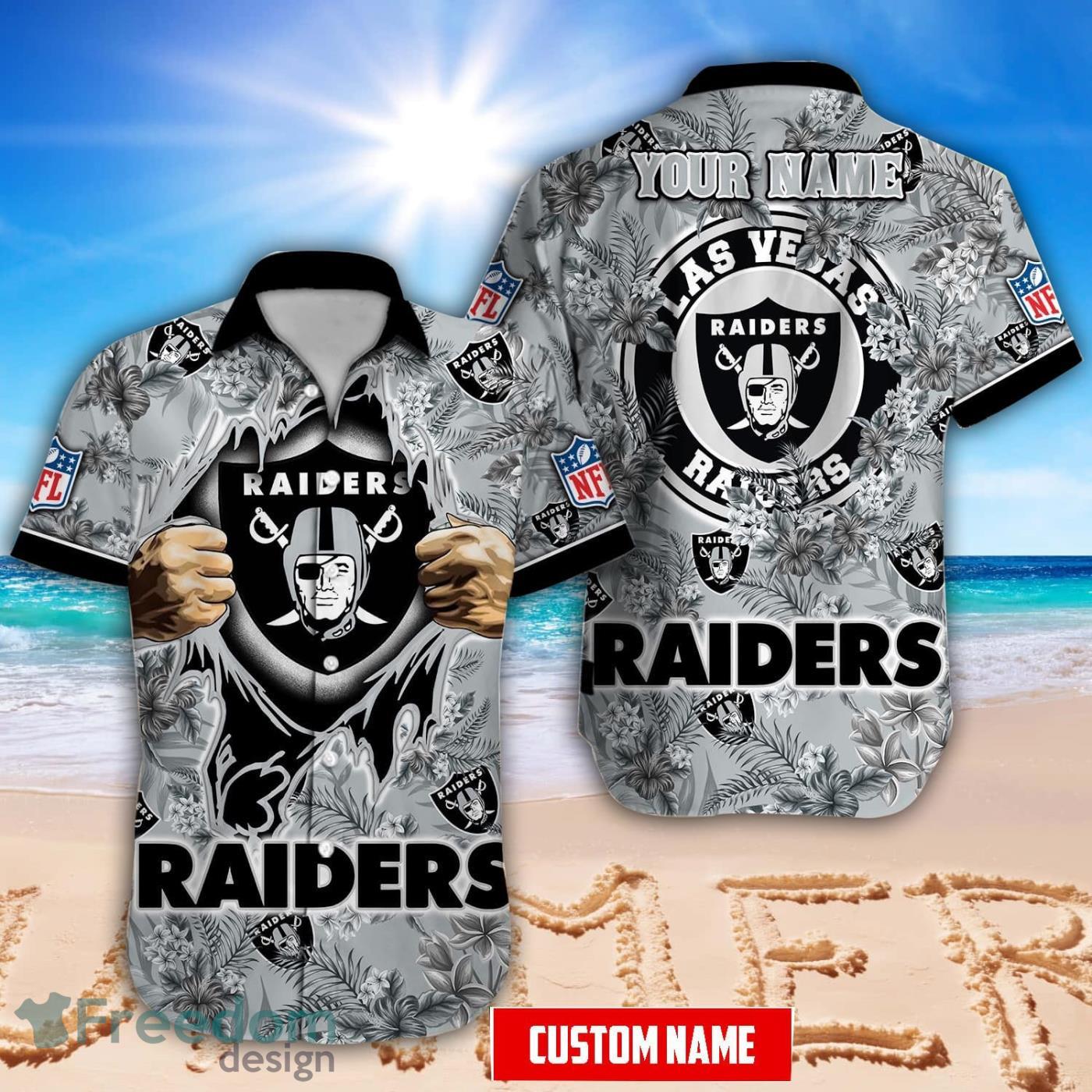 Las Vegas Raiders American Flag Summer 3D Hawaiian Shirt Best For
