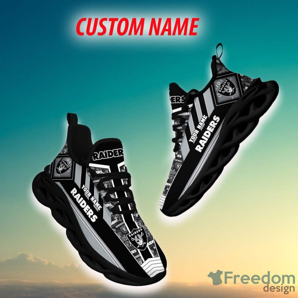 Las Vegas Raiders Team Air Sneakers Shoes Gift For Big Fans