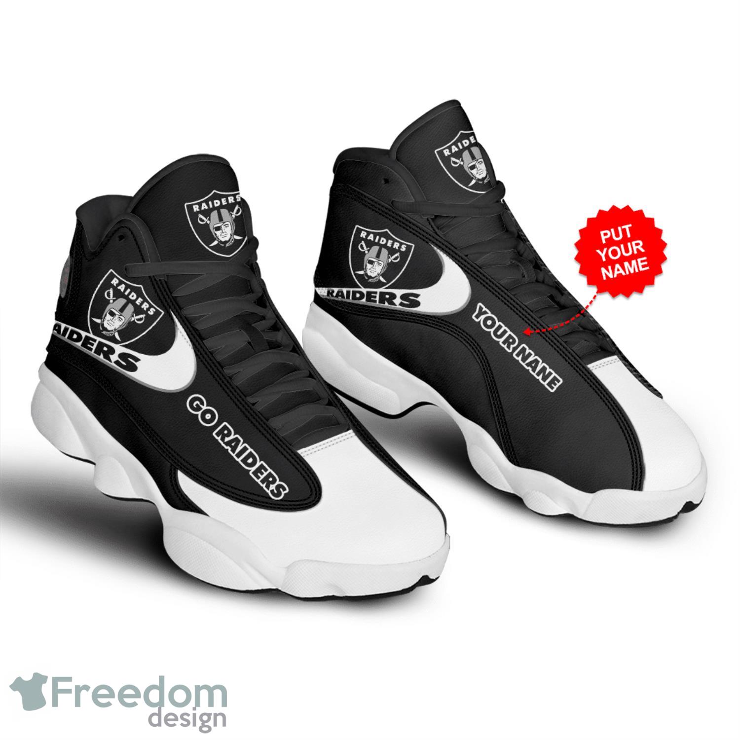 Las Vegas Raiders Football Team Personalized Air Jordan 13 For Fans -  YesItCustom