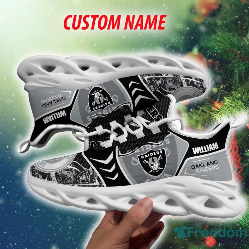 Las Vegas Raiders NFL Clunky Max Soul Shoes Custom Name Ideal Gift