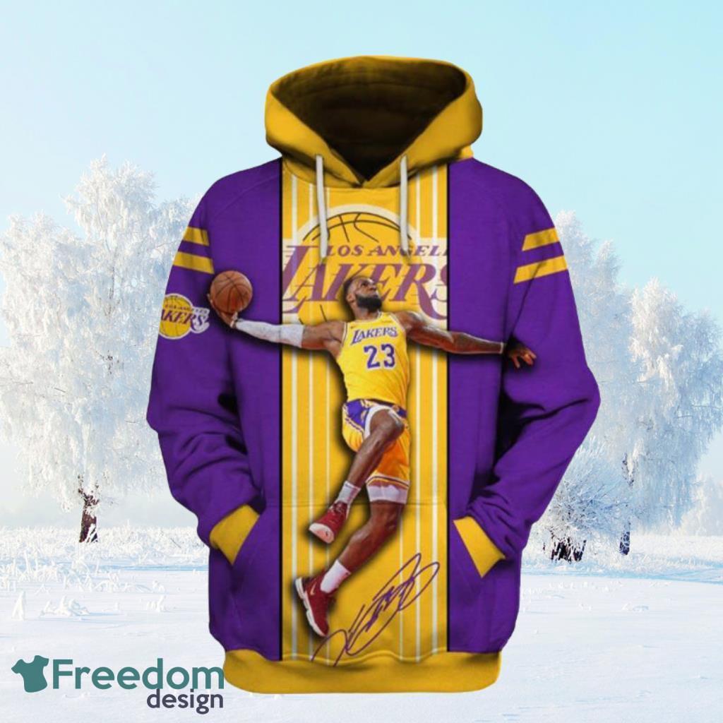Los Angeles Lakers US Camo Pattern NBA 3D Hoodie For Men And Women