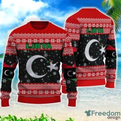 Libya Christmas Gift 3D All Over Printed 3D Sweater