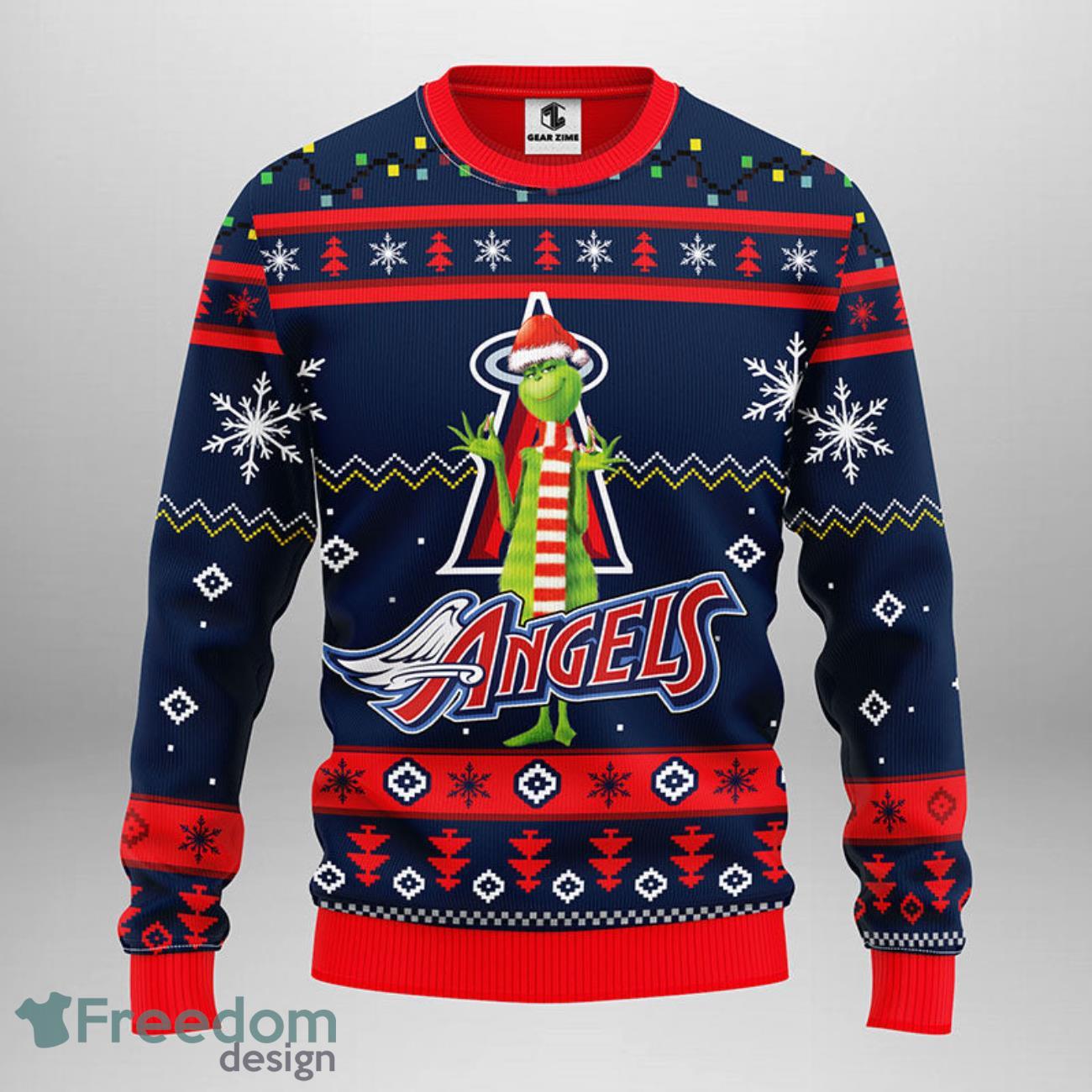 Los Angeles Angels Grinch Scooby-doo Christmas Ugly Sweater - Shibtee  Clothing