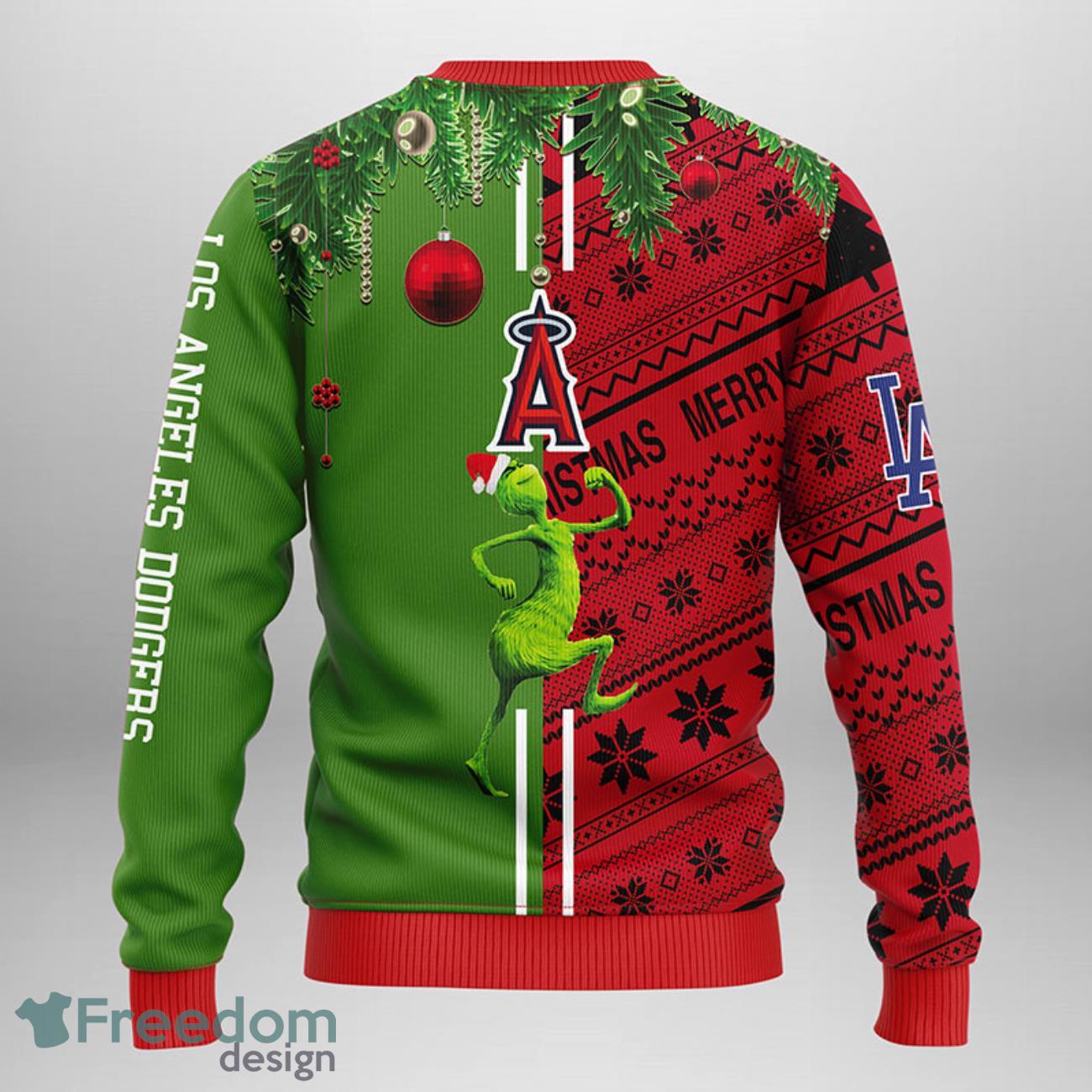 Los Angeles Angels Grinch Scooby-doo Christmas Ugly Sweater - Shibtee  Clothing