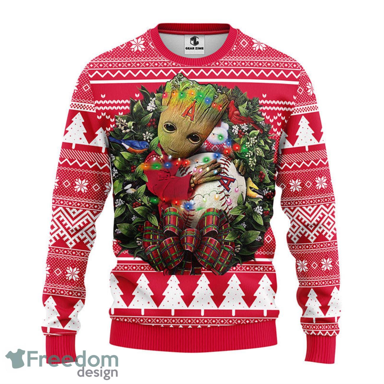 Los Angeles Dodgers Grinch Christmas Ugly Sweater - Jomagift