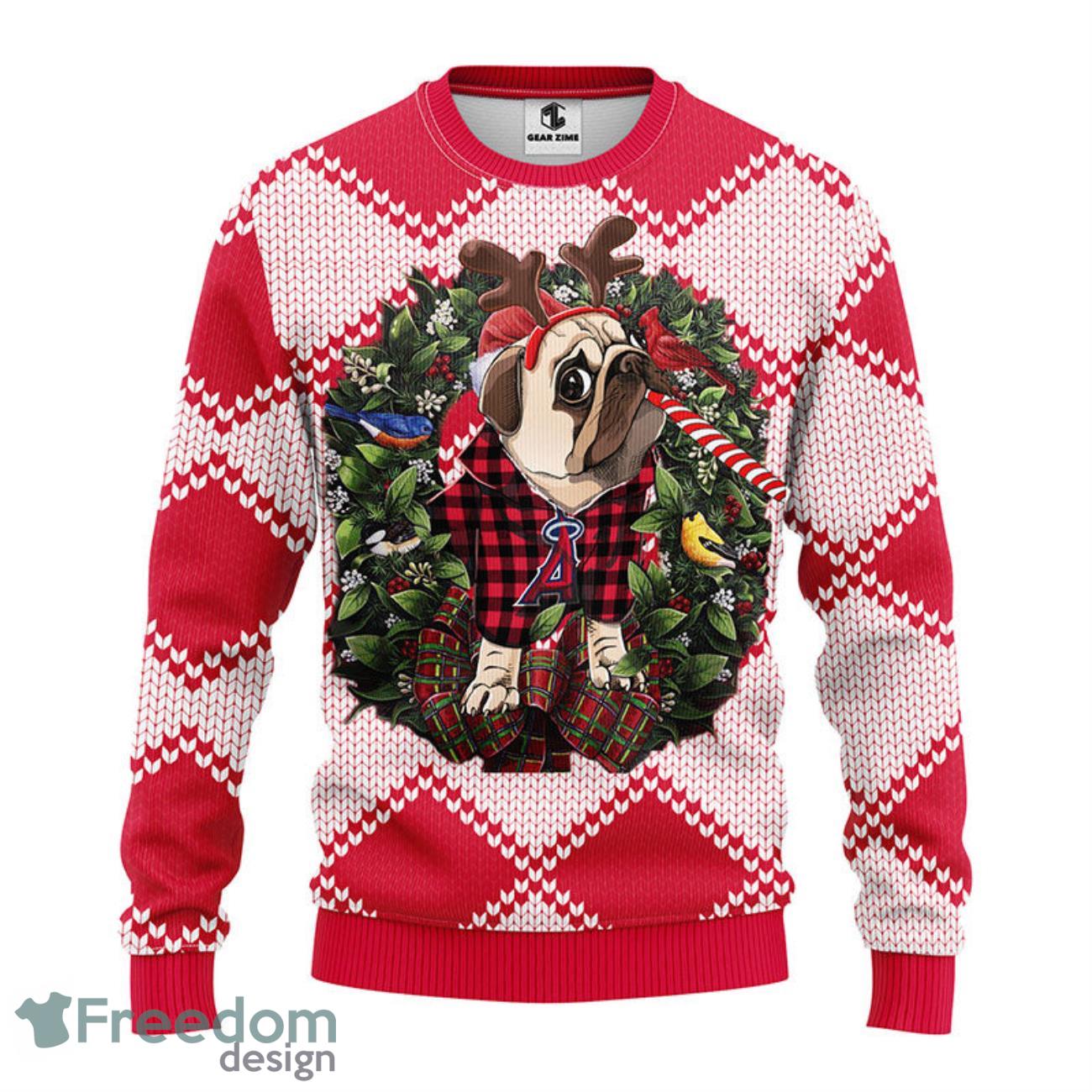 Los Angeles Dodgers Funny Grinch Christmas Ugly Sweater - Freedomdesign