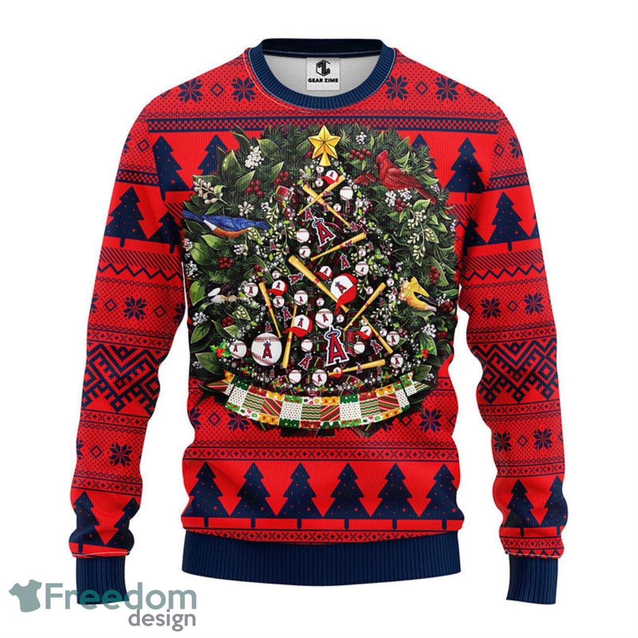 Los Angeles Dodgers Christmas Pattern Ugly Christmas Sweater Christmas Gift  - YesItCustom