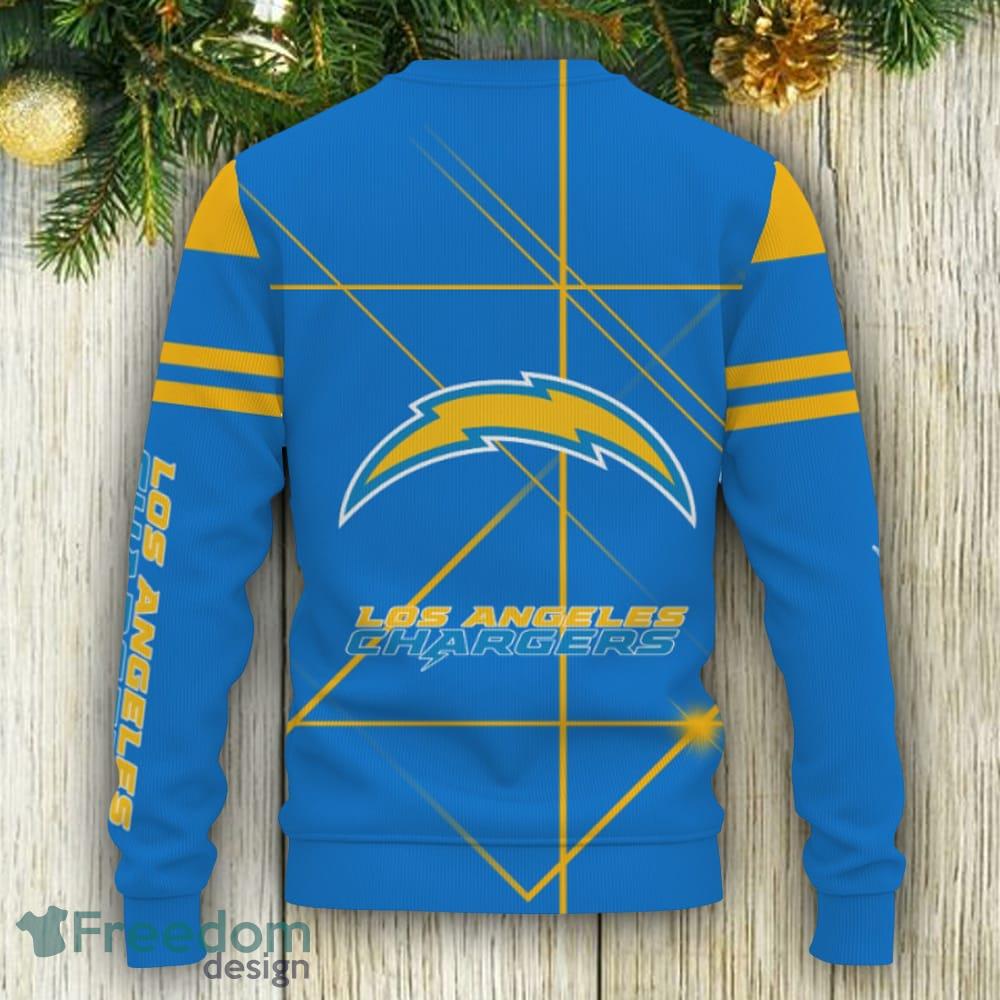 NFL Los Angeles Chargers Mickey Mouse Thanksgiving Ugly Sweater