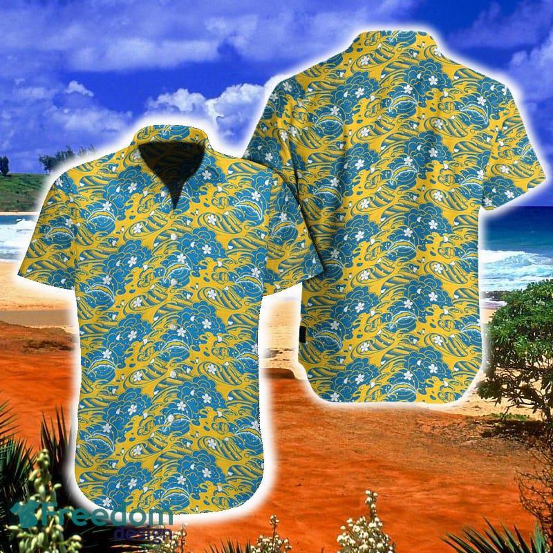 Los Angeles Chargers Nfl Hawaiian Shirt And Shorts Summer Beach Lover -  Banantees