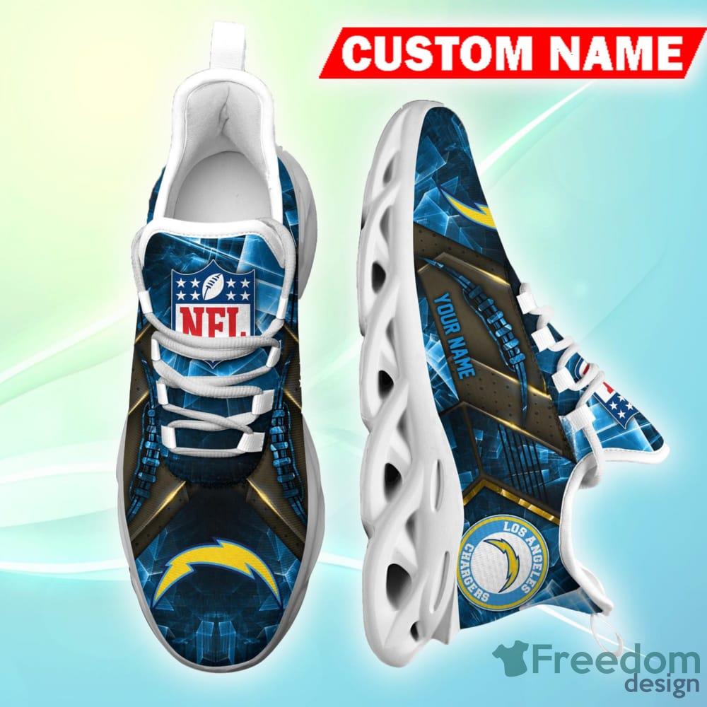 NFL Los Angeles Chargers Powder Blue Gold Max Soul Sneakers Sport