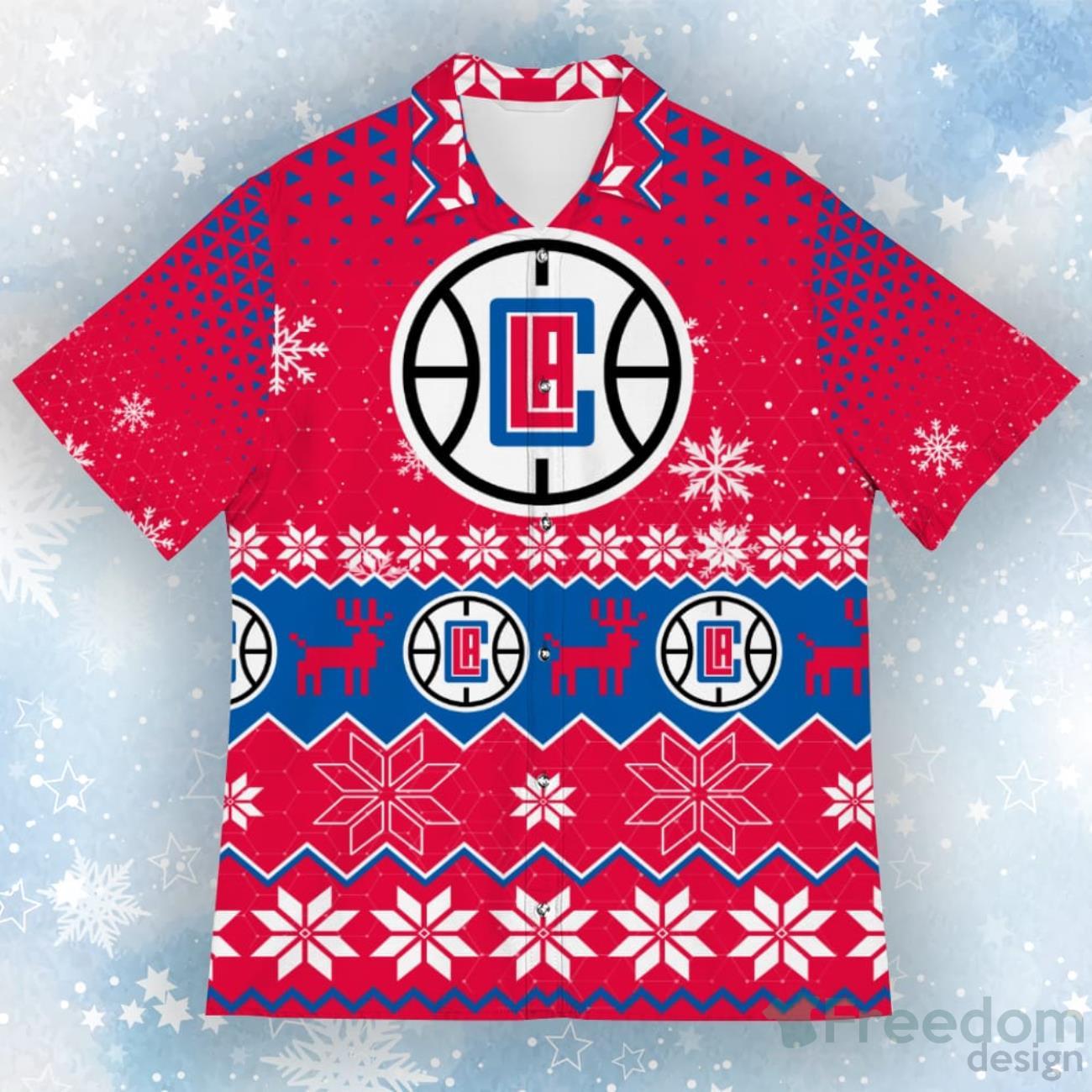 Los Angeles Clippers Christmas Hawaiian Shirt - Freedomdesign