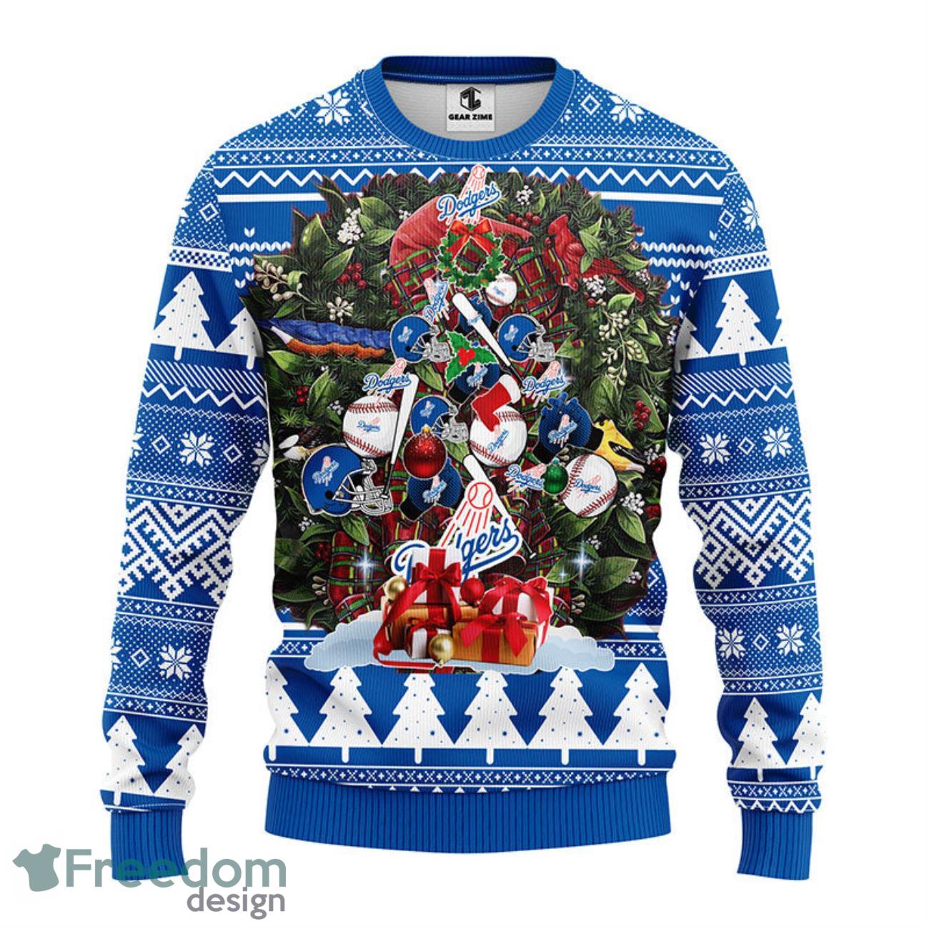 For Fans Baseball American Los Angeles Dodgers Ugly Christmas Sweater -  Banantees