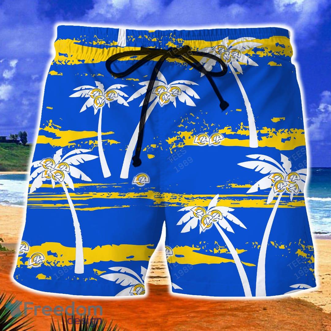 Los Angeles Rams NFL Summer 3D Hawaiian Shirt And Shorts For Men And Women  Gift Fans - Freedomdesign