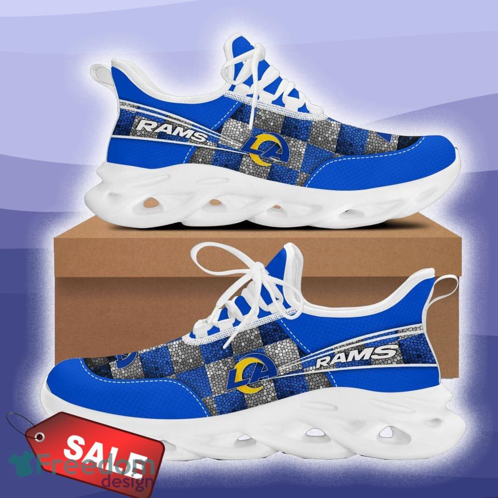 Los Angeles Rams Splash Colors Design Trending Max Soul Shoes