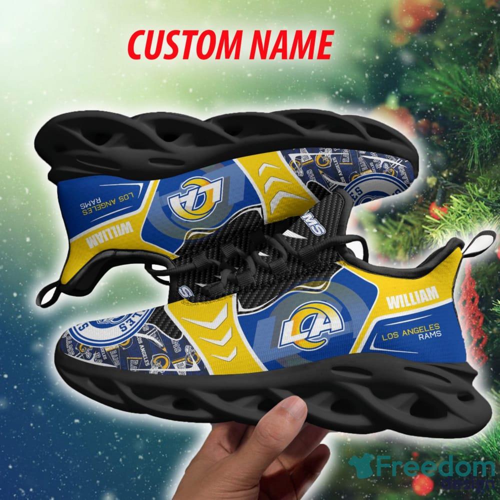 Personalize NFL Los Angeles Rams Limited Max Soul Sneakers Running Shoes -  T-shirts Low Price