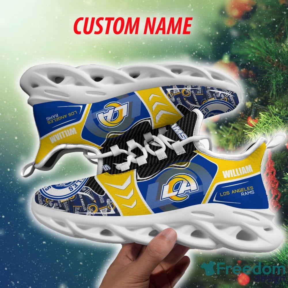 Los Angeles Rams Sport Sneakers NFL Max Soul Shoes - YesItCustom