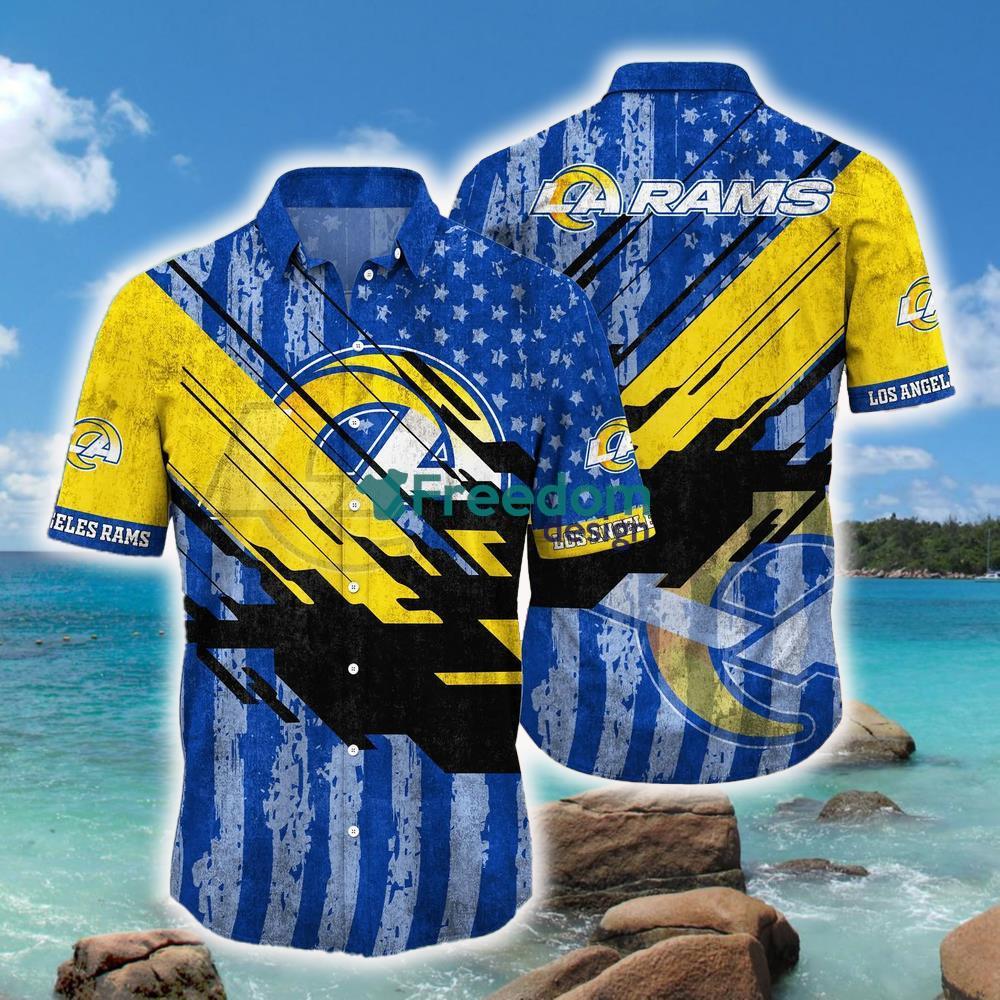 Los Angeles Rams NFL Summer 3D Hawaiian Shirt And Shorts For Men And Women  Gift Fans - Freedomdesign