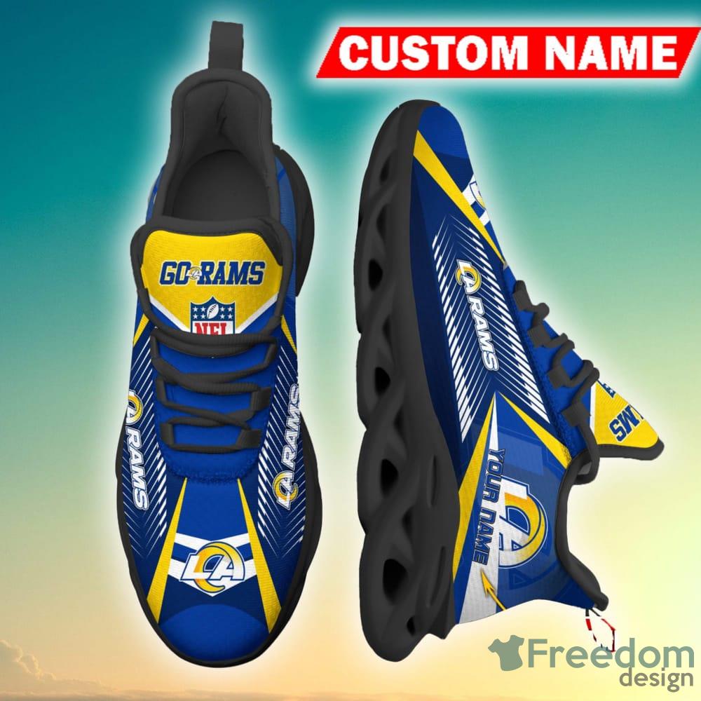 SALE] Los Angeles Rams NFL Personalized Max Soul Shoes - Luxury