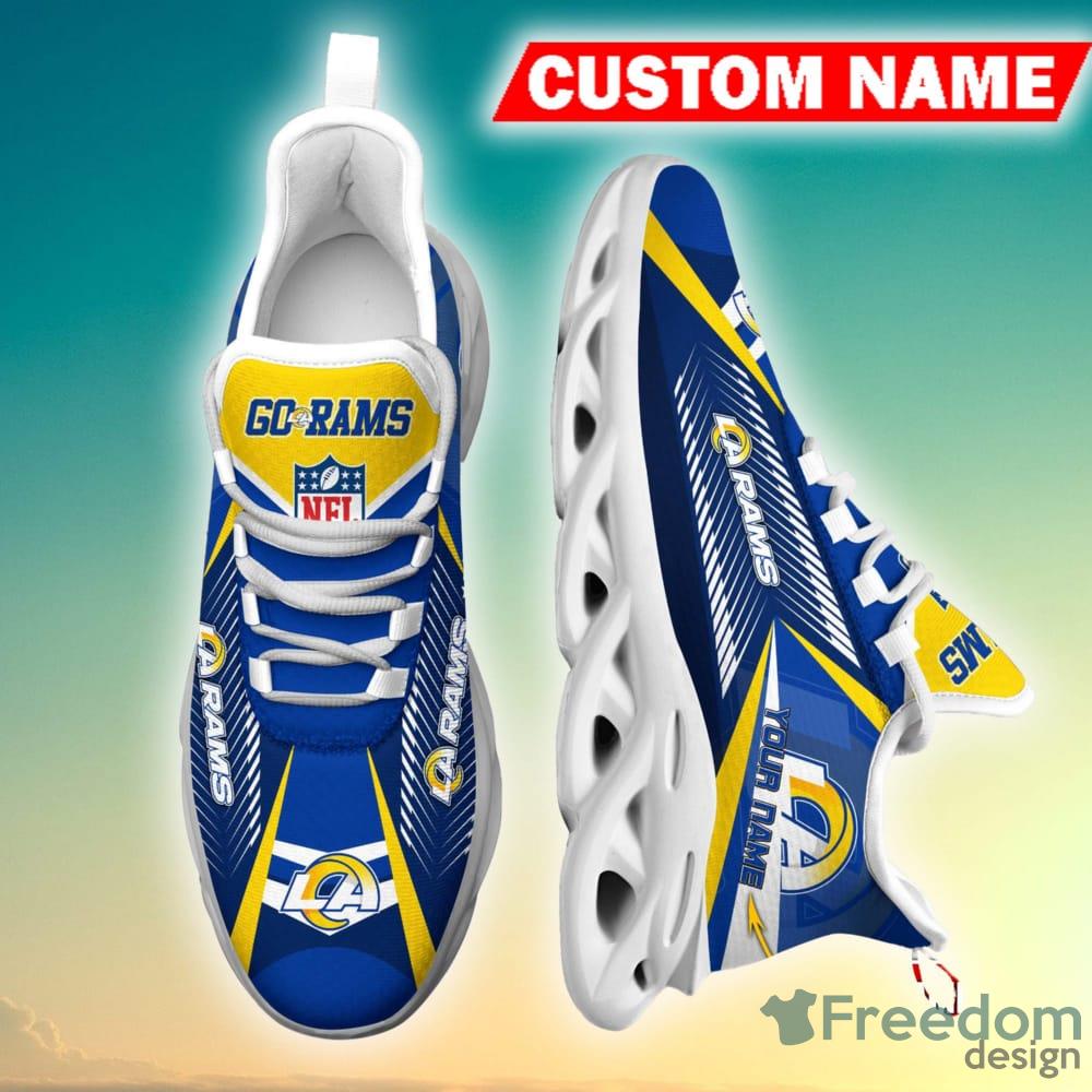 SALE] Los Angeles Rams NFL Personalized Max Soul Shoes - Luxury