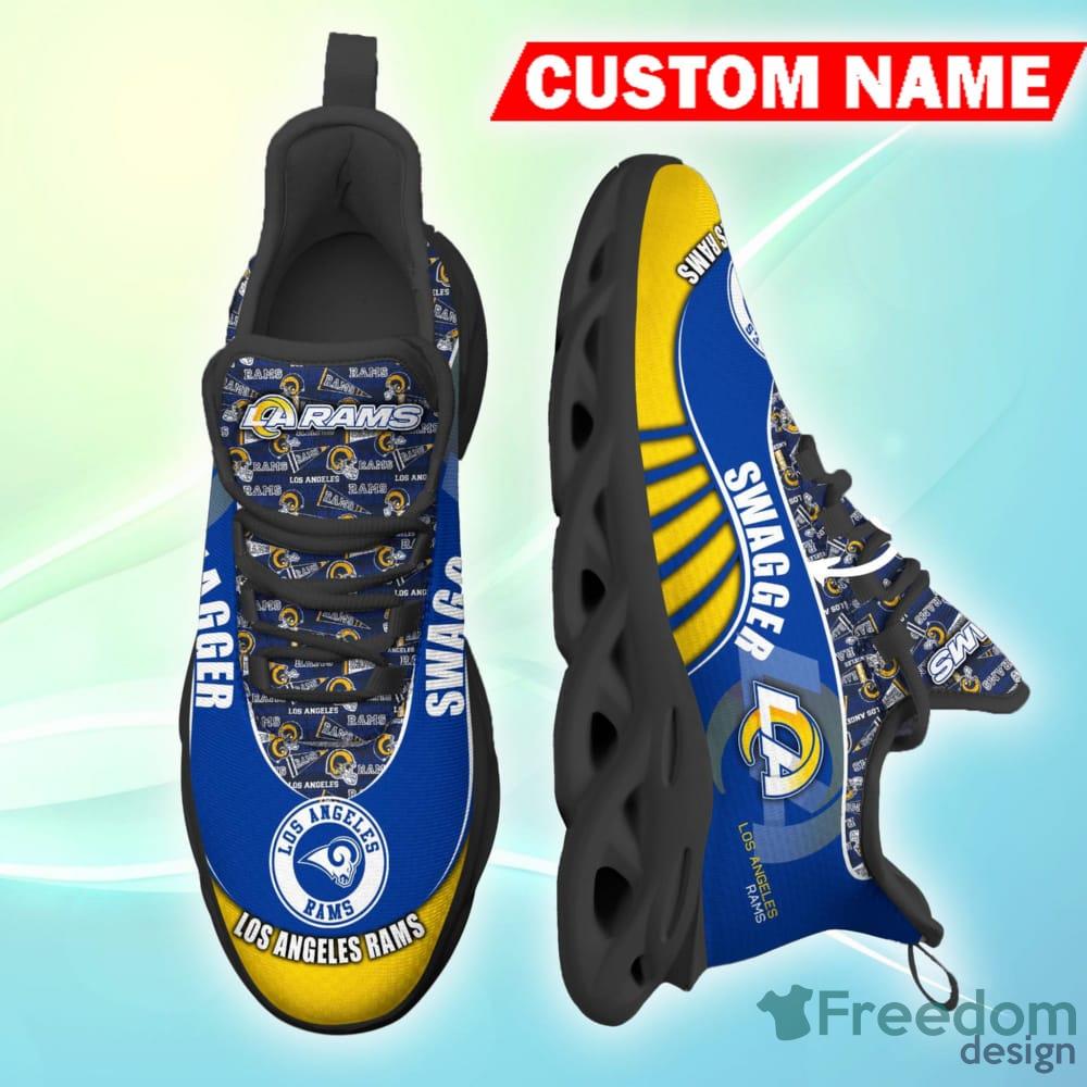 Los Angeles Rams NFL Clunky Sneakers Max Soul Shoes - Growkoc