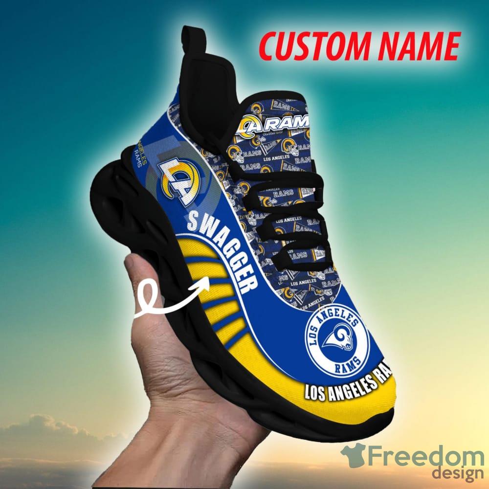 Los Angeles Rams NFL Clunky Sneakers Max Soul Shoes - Growkoc