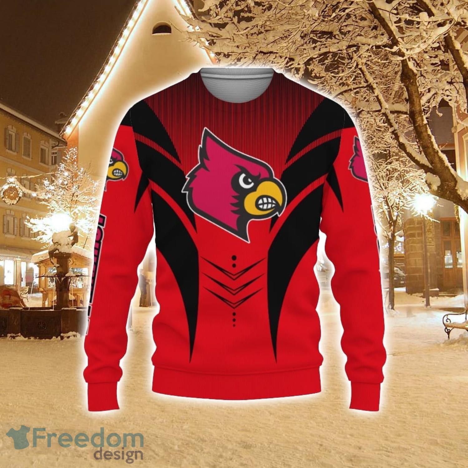 Louisville Cardinals Personalized Name And Number Best Gift 3D T