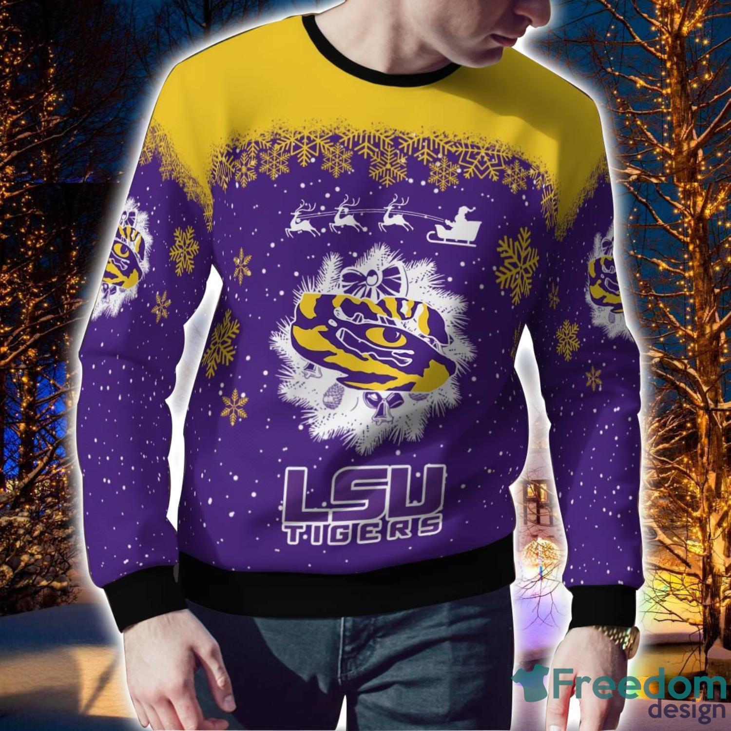 Lsu on sale christmas sweater