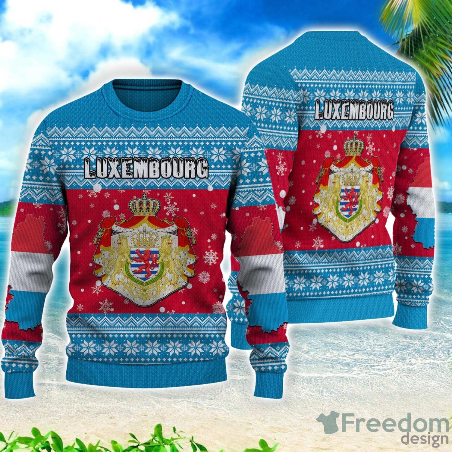 Manchester United Custom Name And Number Ugly Christmas Sweater -  Freedomdesign