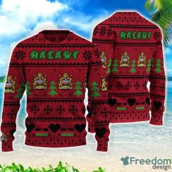 Malawi Merri Christmas Gift 3D All Over Printed 3D Sweater