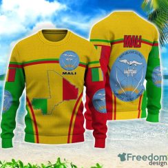 Mali Active Flag Gift 3D All Over Printed 3D Sweater