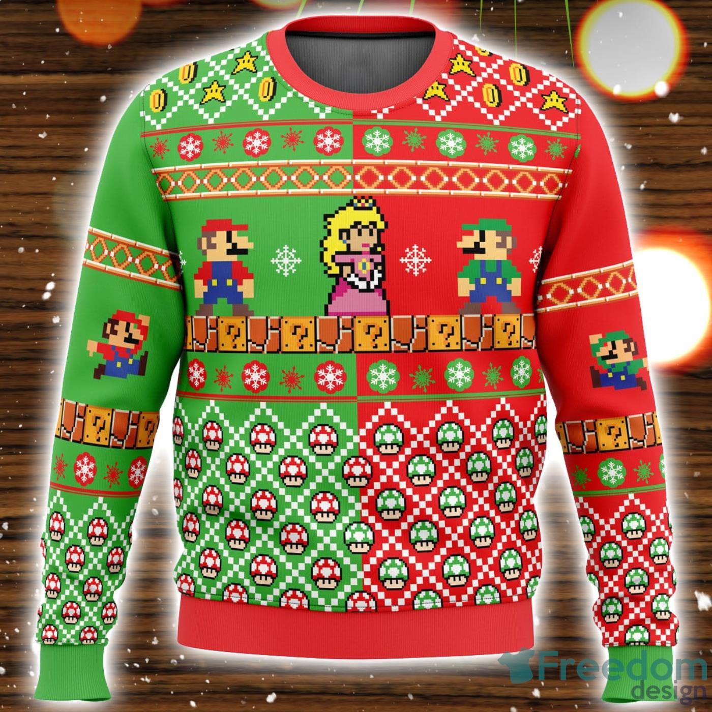 Mario christmas hotsell sweater target