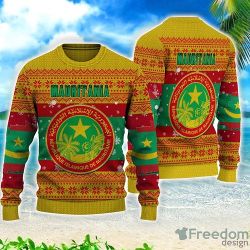 Mauritania Christmas All Over Printed 3D Sweater Christmas Gift Product Photo 1