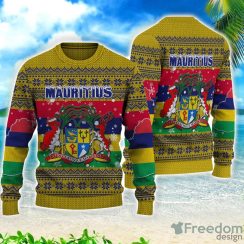 Mauritius Christmas All Over Printed 3D Sweater Christmas Gift