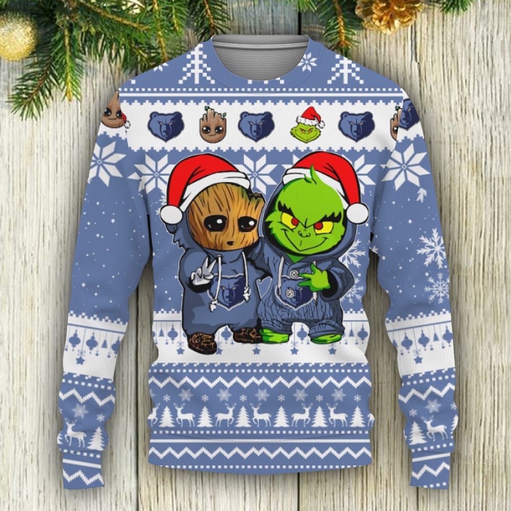 Houston Astros Baby Groot And Grinch Best Friends Football American  Christmas 3D Hoodie - T-shirts Low Price