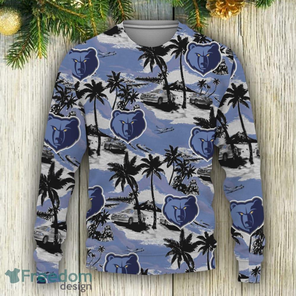 Memphis Grizzlies New Trends Custom Name And Number Christmas Hawaiian Shirt  - Freedomdesign