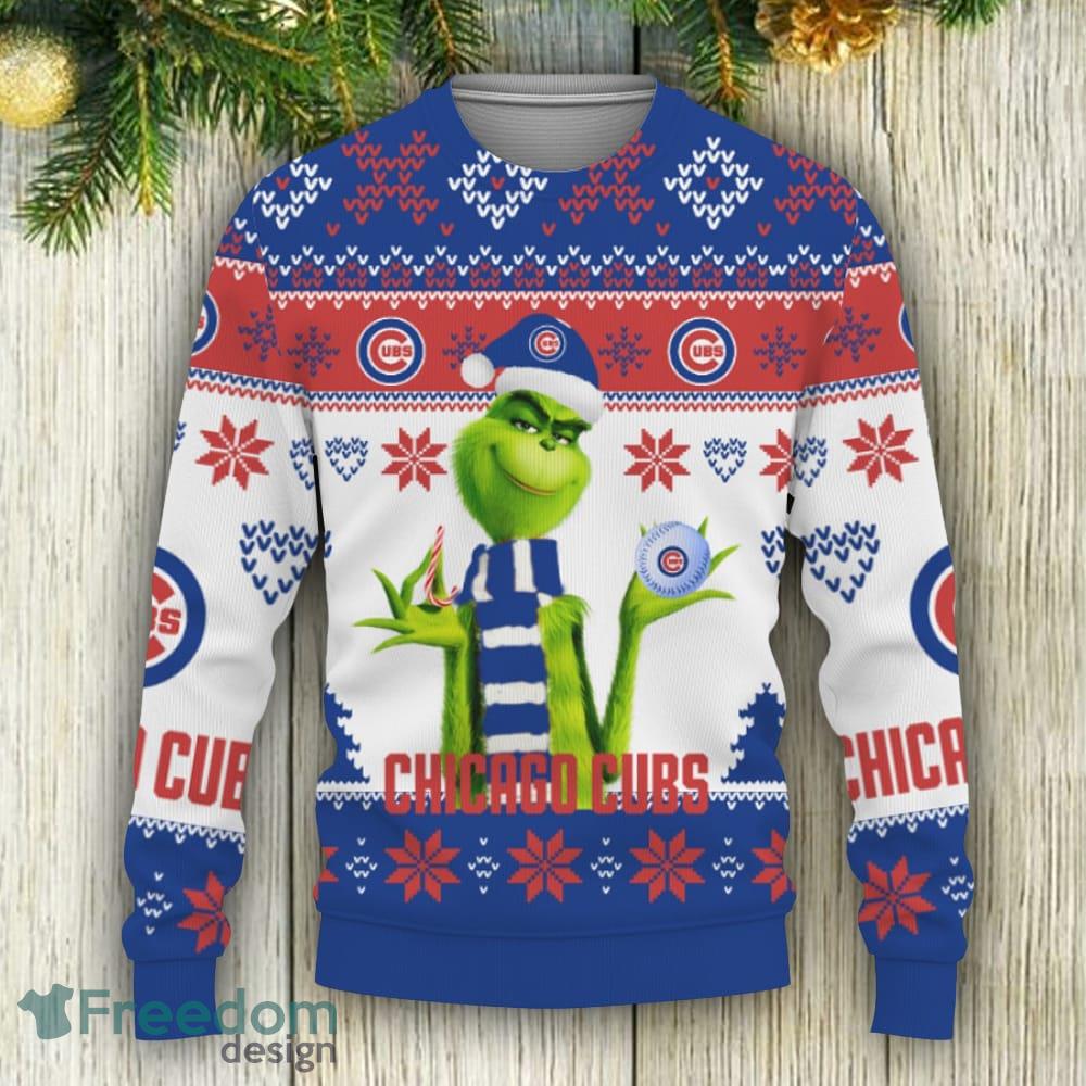 New York Yankees MLB Grinch Knit Ugly Christmas sweater