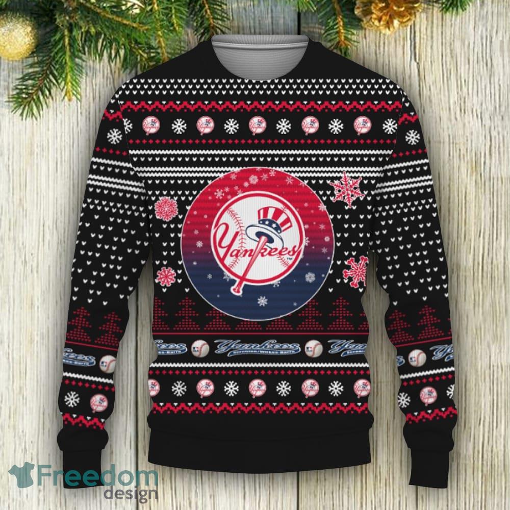 New York Yankees MLB Grinch Knit Ugly Christmas sweater