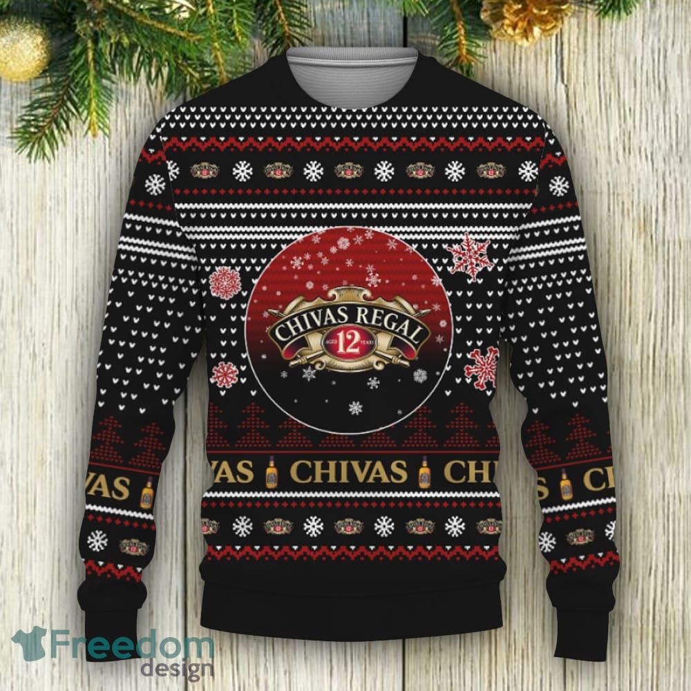 Merry Christmas 2023 Ugly l American Chivas Regal Whiskey Knitted Xmas Sweater - Merry Christmas 2023 Ugly l American Chivas Regal Whiskey Ugly Christmas Sweater Photo 3