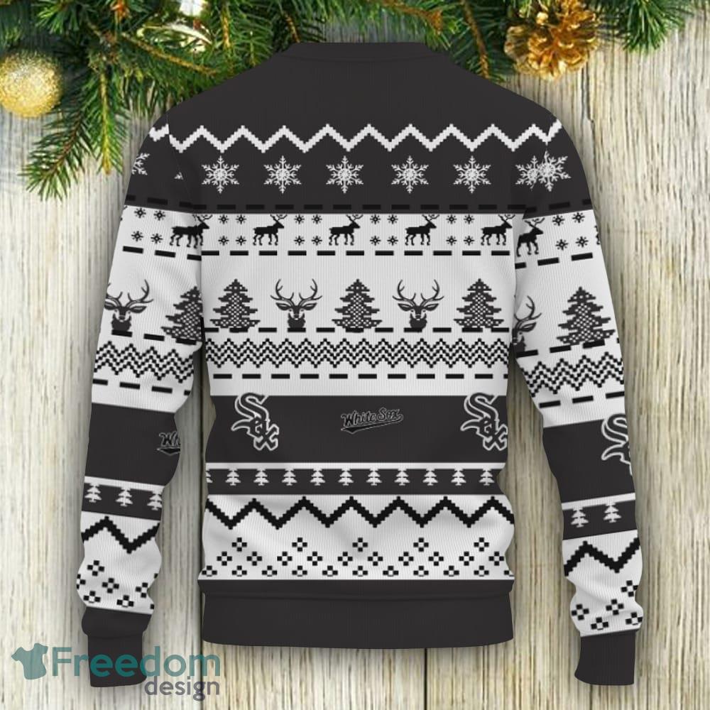 Merry Christmas Snow Pattern Funny Cute Chicago White Sox Gifts