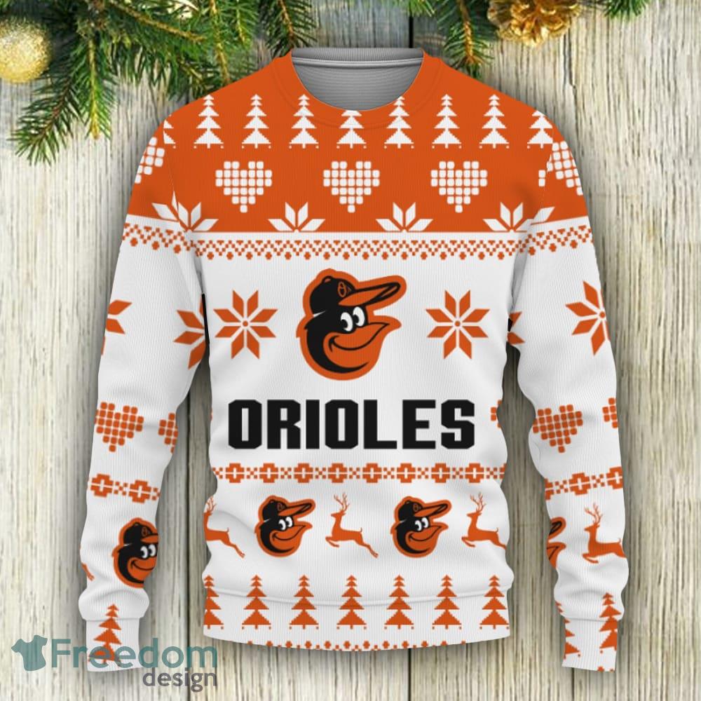 Baltimore Orioles Hoodie 3D Grunge Pattern Orioles Gift