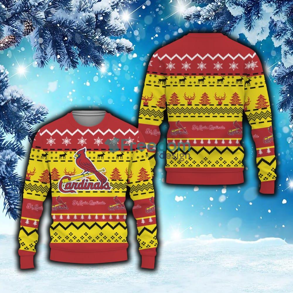 St. Louis Cardinals All Over Print Christmas Knitting Ugly Sweater