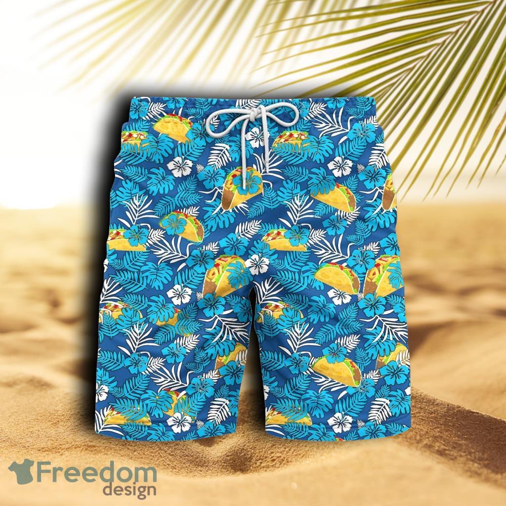 Oklahoma City Thunder NBA Floral Hawaiian Shorts For Summer Beach -  Freedomdesign