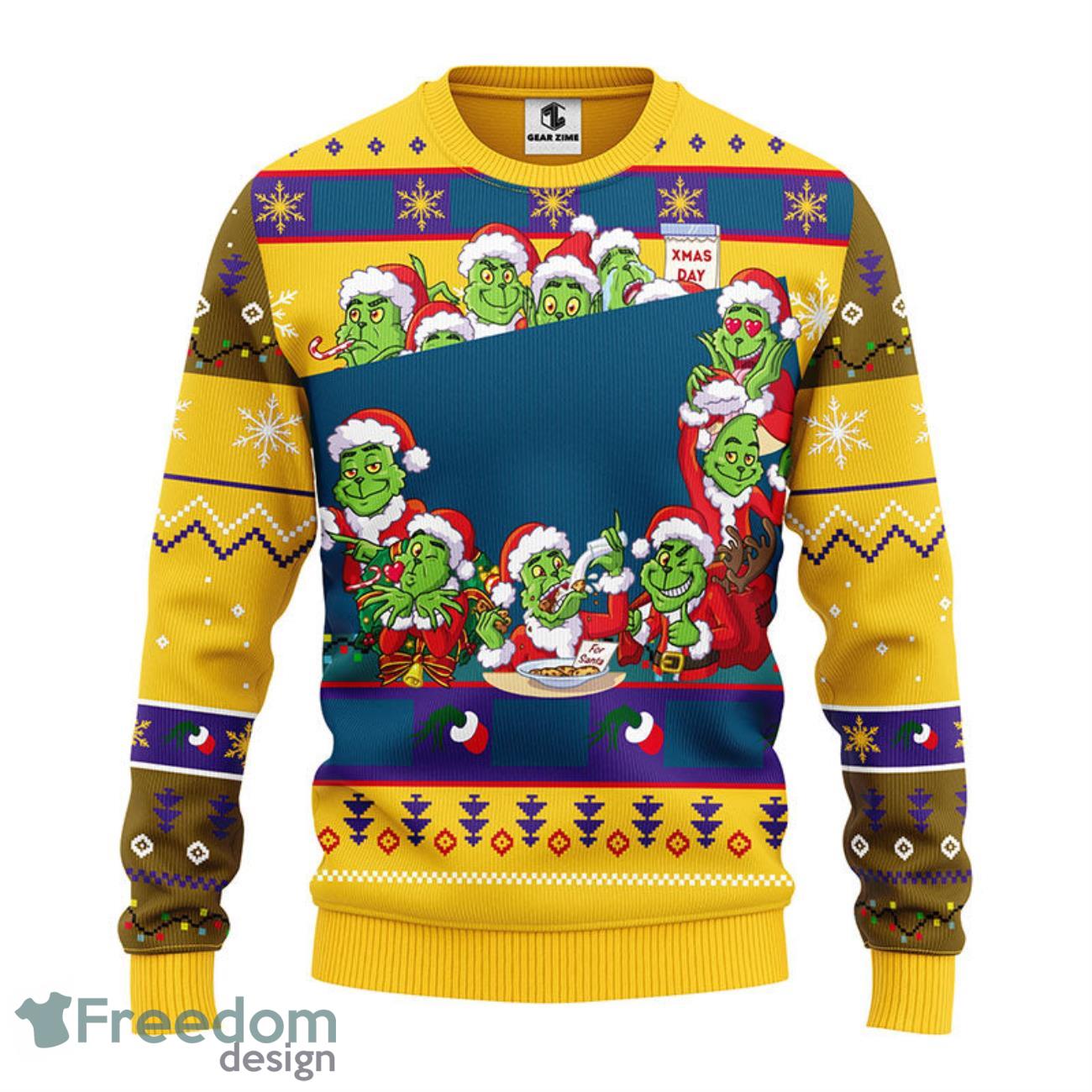 Los Angeles Rams Christmas Santa Claus Ugly Christmas Sweater -  Freedomdesign