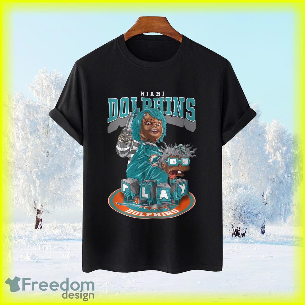 NFL Miami Dolphins Women Storm Gray Long SleeveLayered Tee 