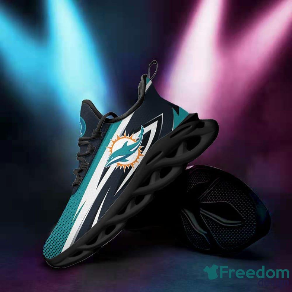 40% OFF Miami Dolphins Sneakers Max Soul Shoes On Sale – 4 Fan Shop