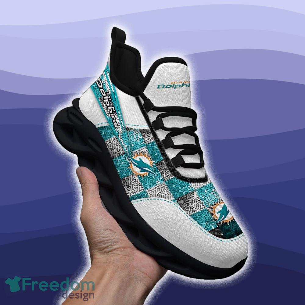 Miami Dolphins NFL Clunky Sneakers Max Soul Shoes - Growkoc