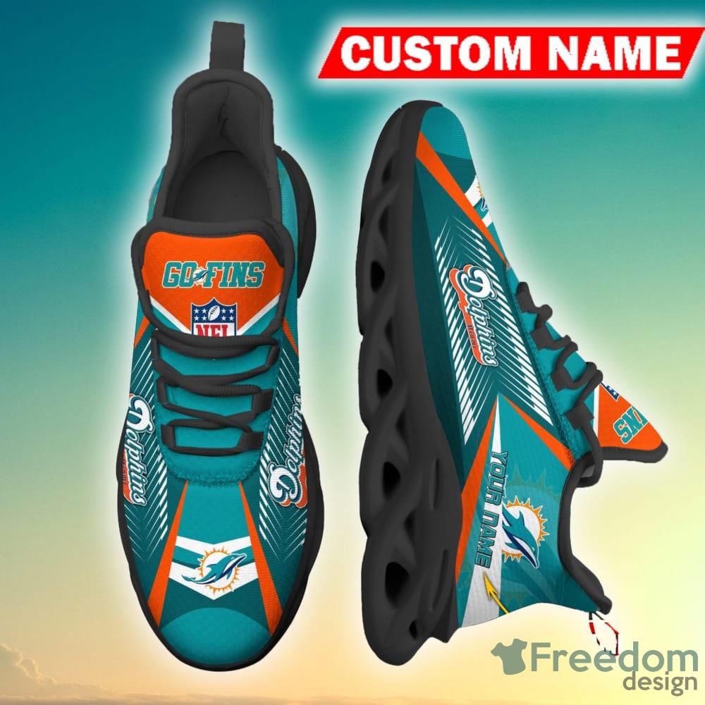 Miami Dolphins Football Team Max Soul Shoes Style Sneakers Gift For Men  Women